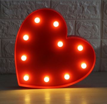 Heart Shape LED Light